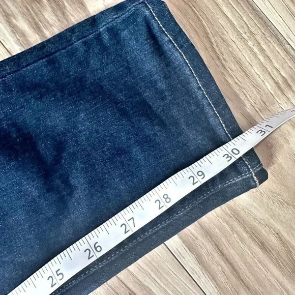 PAIGE DENIM | Skyline Skinny Jeans Blue Dark Wash | Size 26, 4 - Picture 10 of 12